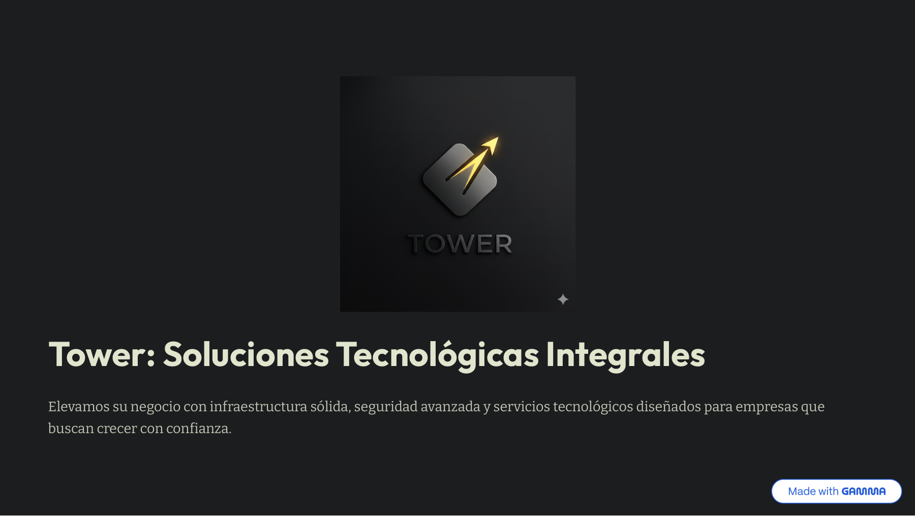 TOWER - Página 1 del folleto